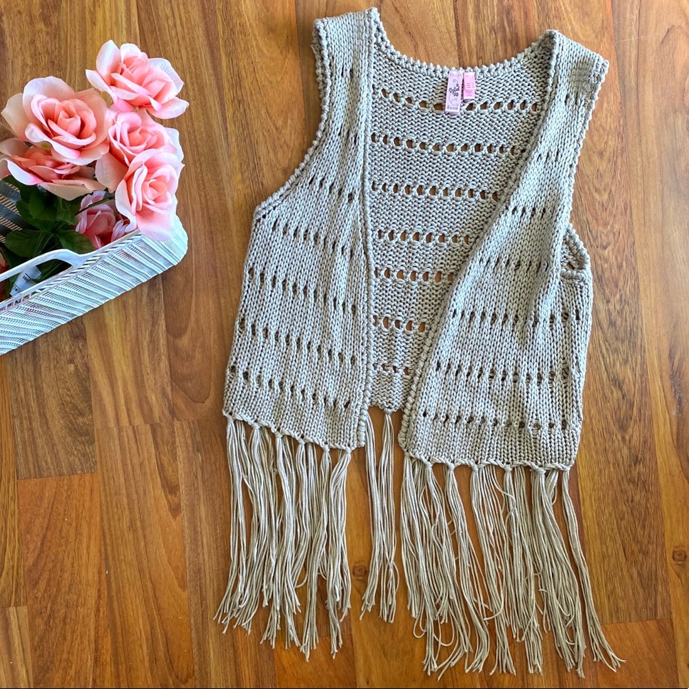 Boho Fringe Vest